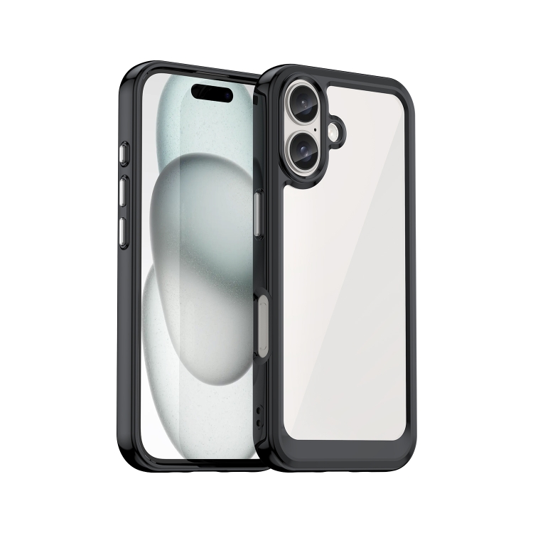 CRYSTAL Husă De Protecție Pentru Apple IPhone 16 Plus Negru