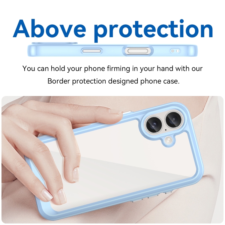 CRYSTAL Husă De Protecție Pentru Apple IPhone 16 Plus Albastru