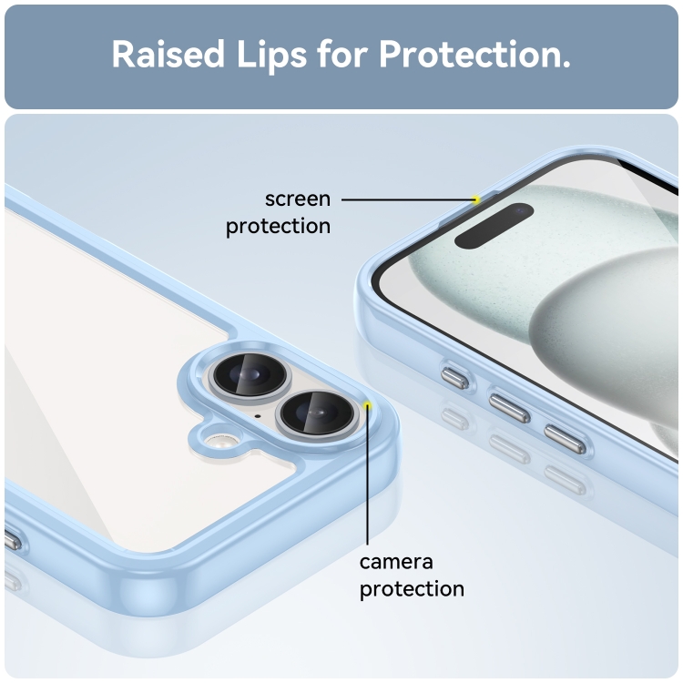 CRYSTAL Husă De Protecție Pentru Apple IPhone 16 Plus Albastru