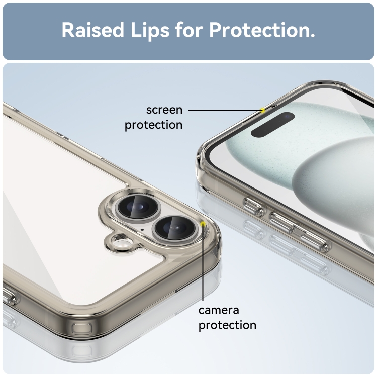 CRYSTAL Husă De Protecție Pentru Apple IPhone 16 Plus Gri