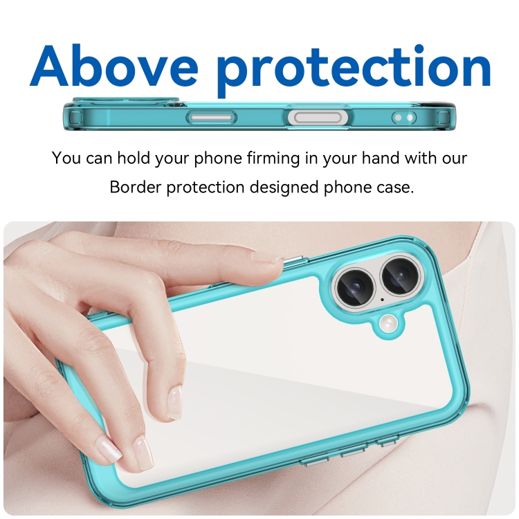 CRYSTAL Husă De Protecție Pentru Apple IPhone 16 Plus Turcoaz