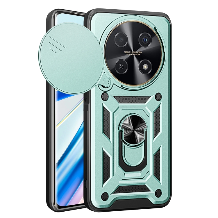 RING CAMERA Capac Cu Suport Pentru Huawei Nova 12i Verde