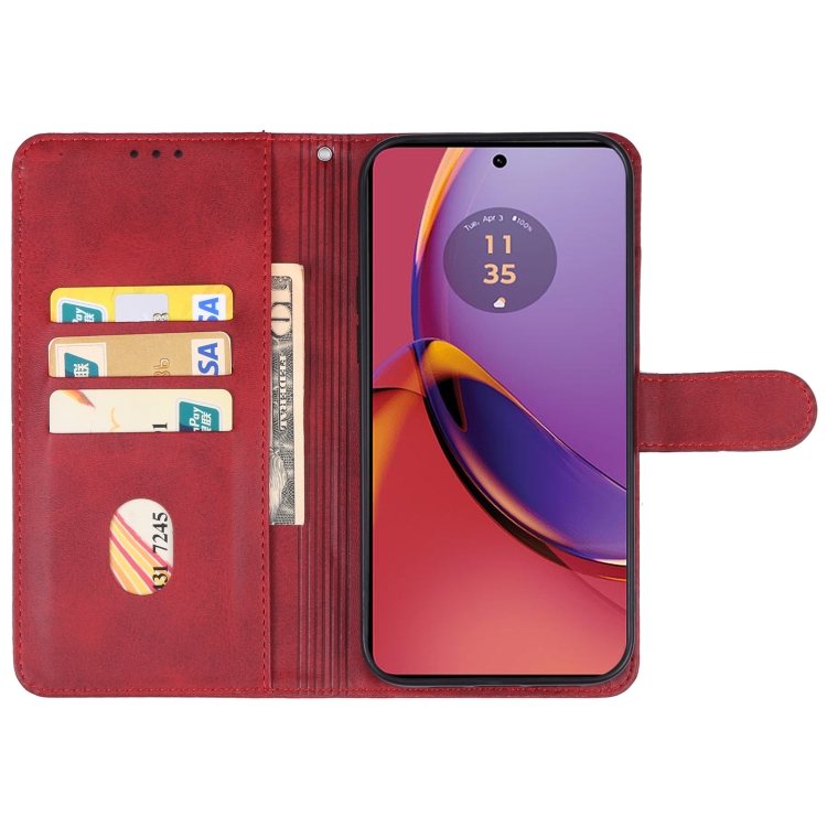 SMOOTH Husă Portofel Pentru Motorola Moto G85 5G Roșu