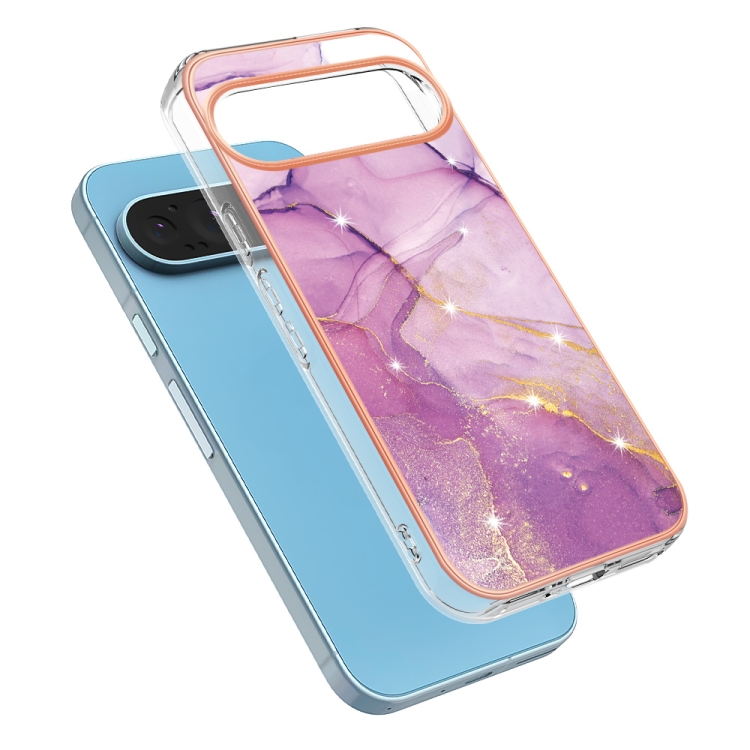 IMD MARBLE Husă De Protecție Pentru Google Pixel 9 / Pixel 9 Pro PURPLE