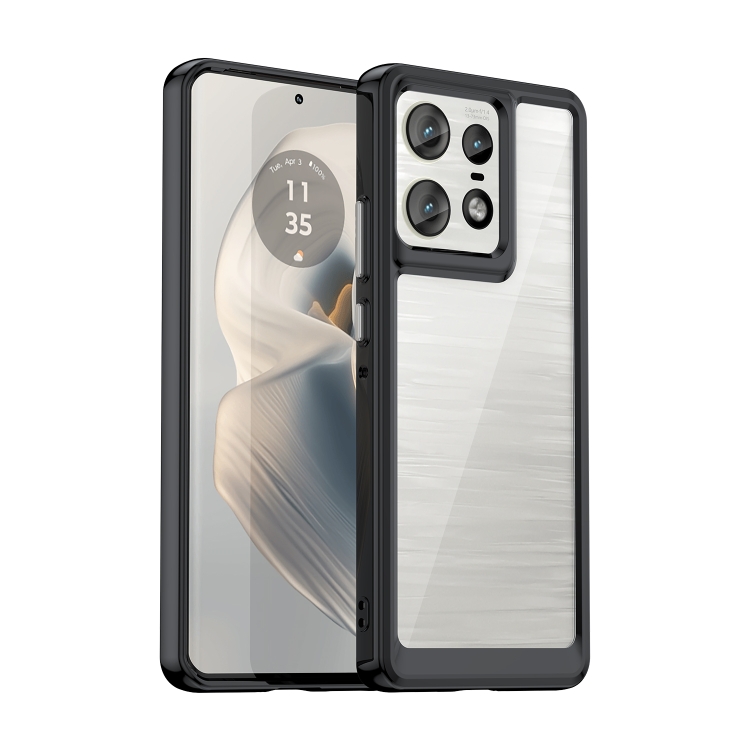 CRYSTAL Husă De Protecție Pentru Motorola Edge 50 Pro Negru