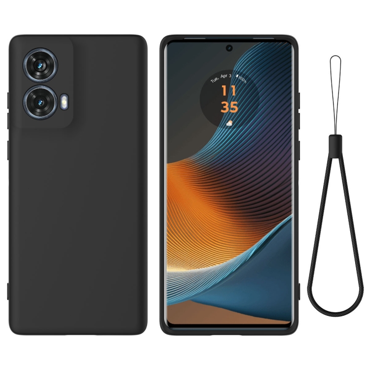 RUBBER Husă De Protecție Pentru Motorola Moto G85 5G Negru