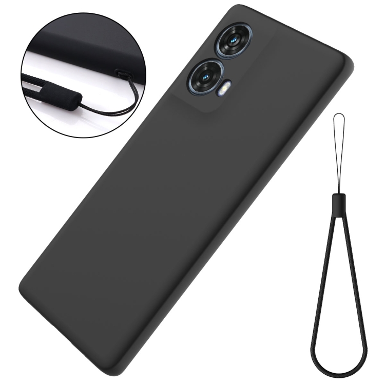 RUBBER Husă De Protecție Pentru Motorola Moto G85 5G Negru