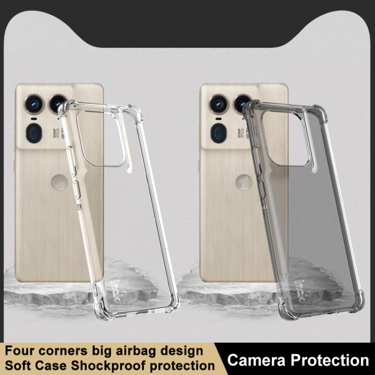 IMAK Husă De Protecție Din Silicon Pentru Motorola Edge 50 Ultra Transparent