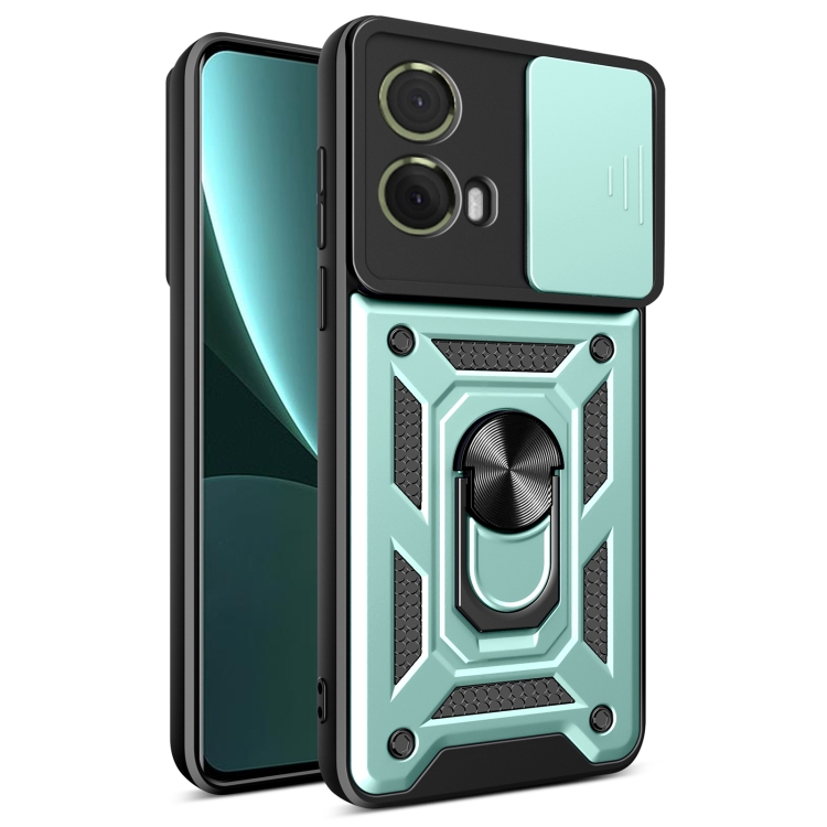 RING CAMERA Capac Cu Suport Pentru Motorola Moto G85 5G Verde