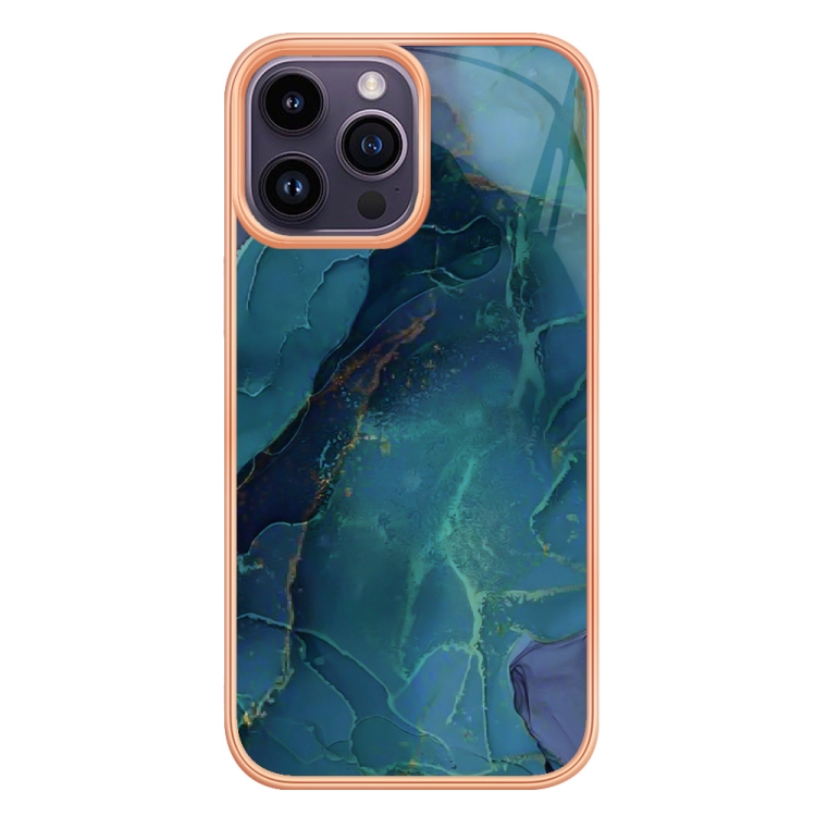 IMD MARBLE Husă De Protecție Pentru Apple IPhone 16 Pro Max GREEN