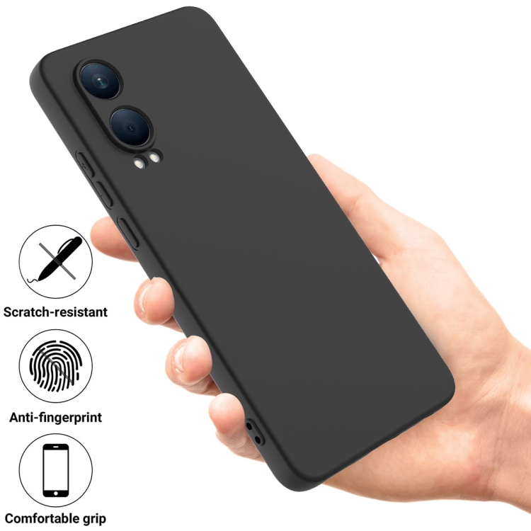 RUBBER Husă De Protecție Pentru OnePlus Nord CE 4 Lite 5G Negru