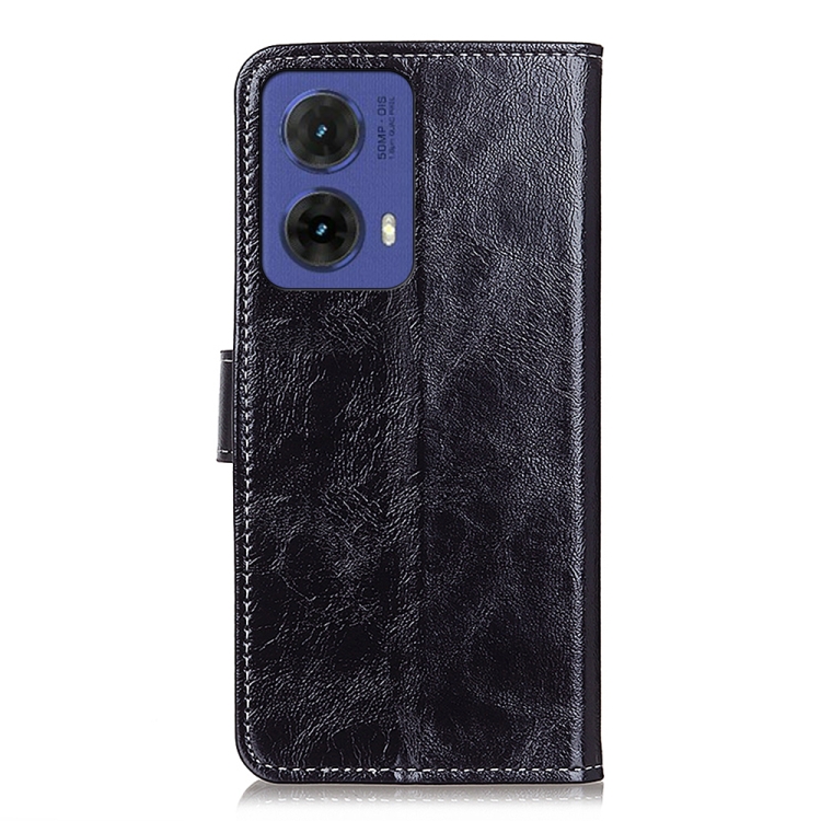 RETRO Husă Portofel Motorola Moto G85 5G Negru