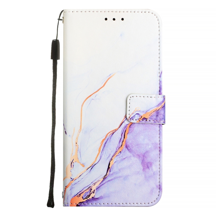 ART MARBLE Husă Portofel Pentru Huawei Nova 12i PURPLE