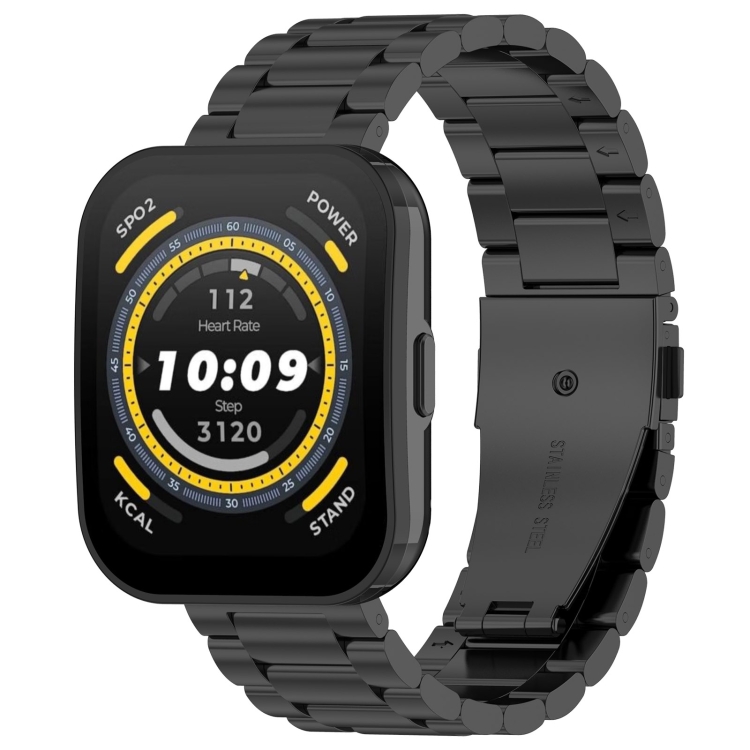 CLASSIC Curea Metalică Pentru Amazfit Bip 5 Negru