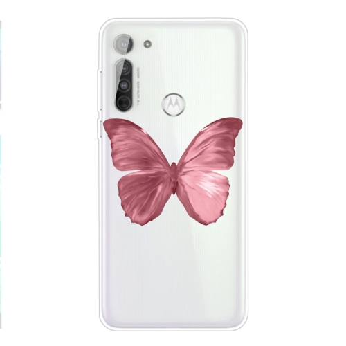 Husă din silicon ART Motorola Moto G8 Power Lite RED BUTTERFLY