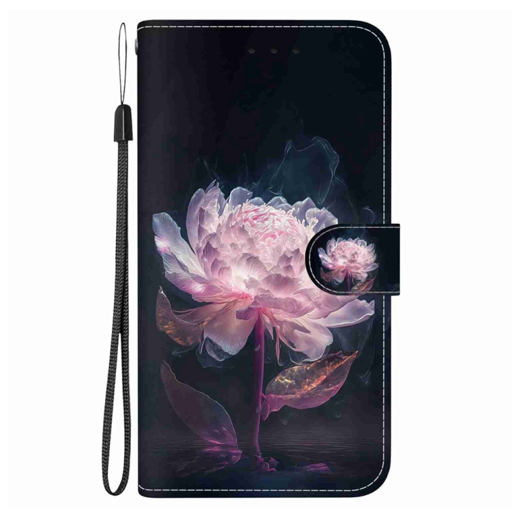 ART Husă Portofel Pentru Oppo Reno12 5G PURPLE PEONY