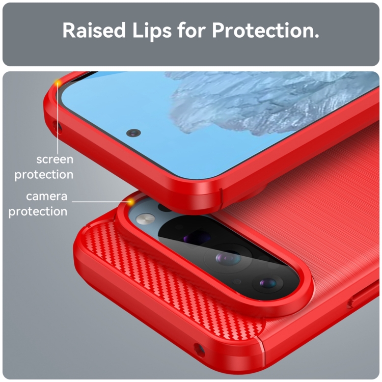 FLEXI TPU Husă De Protecție Google Pixel 9 Pro Roșu