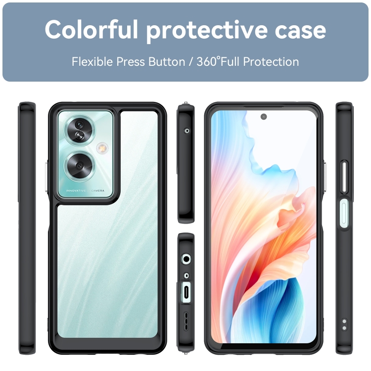 CRYSTAL Husa De Protectie Pentru Oppo A79 5G Neagra