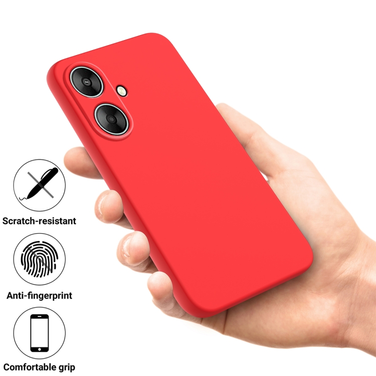 RUBBER Husă De Protecție Pentru Xiaomi Redmi 13C 5G Roșu