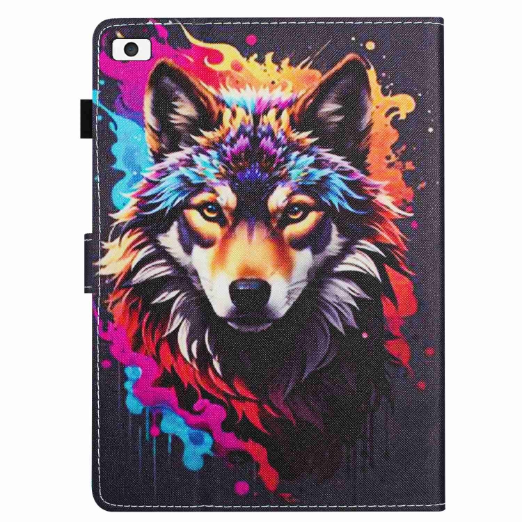 Husă ART Flip Pentru Apple IPad Mini 5 2019 / IPad Mini 4 / 3 / 2 / 1 COLORFUL WOLF