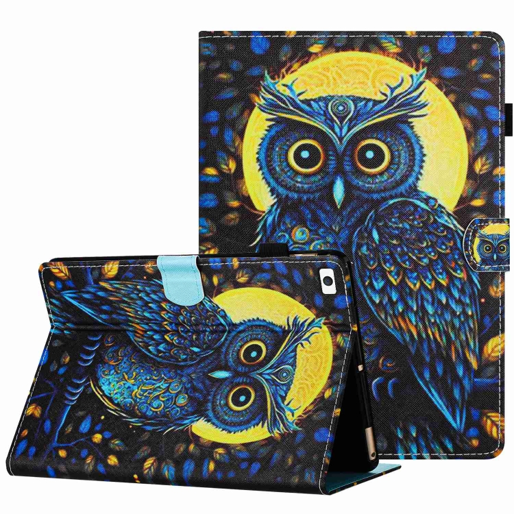 Husă ART Flip Pentru Apple IPad Mini 5 2019 / IPad Mini 4 / 3 / 2 / 1 BLUE OWL