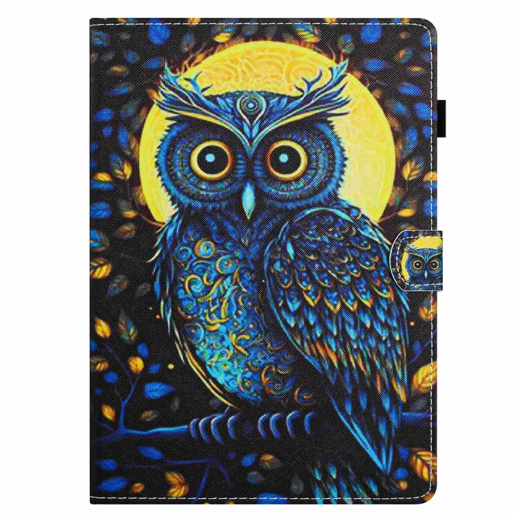 Husă ART Flip Pentru Apple IPad Mini 5 2019 / IPad Mini 4 / 3 / 2 / 1 BLUE OWL