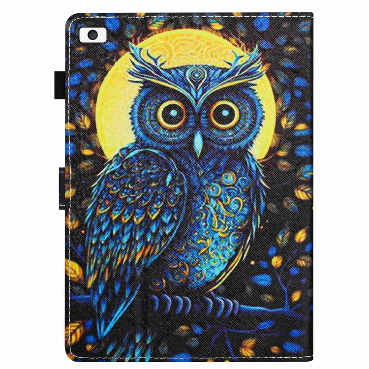 Husă ART Flip Pentru Apple IPad Mini 5 2019 / IPad Mini 4 / 3 / 2 / 1 BLUE OWL