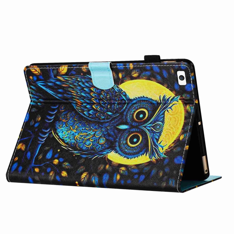 Husă ART Flip Pentru Apple IPad Mini 5 2019 / IPad Mini 4 / 3 / 2 / 1 BLUE OWL