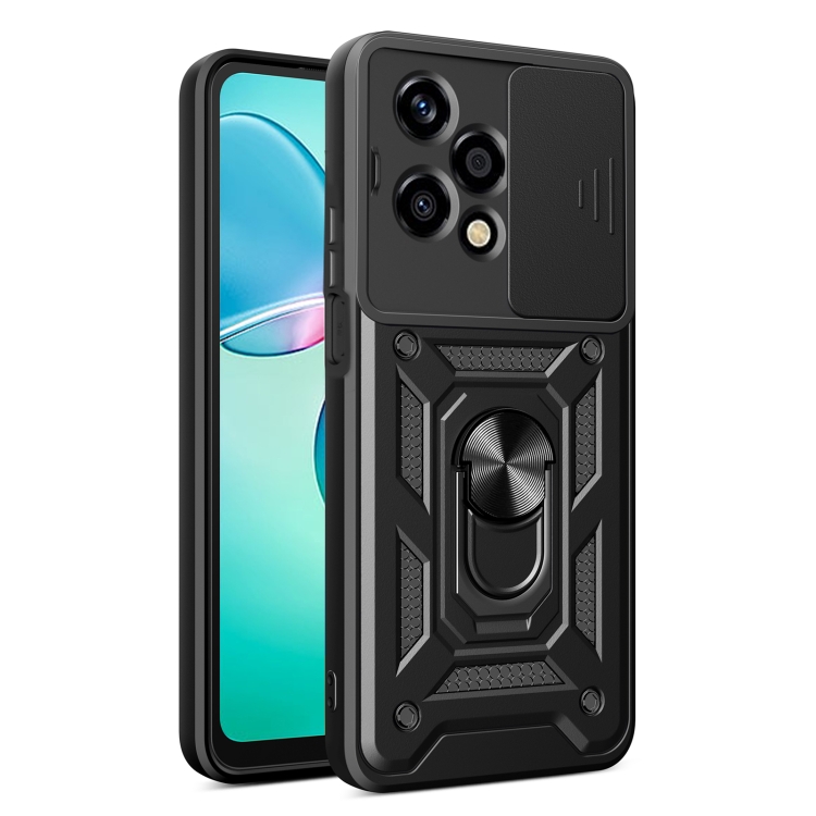 RING CAMERA Capac Cu Suport Pentru Honor 200 Lite Negru