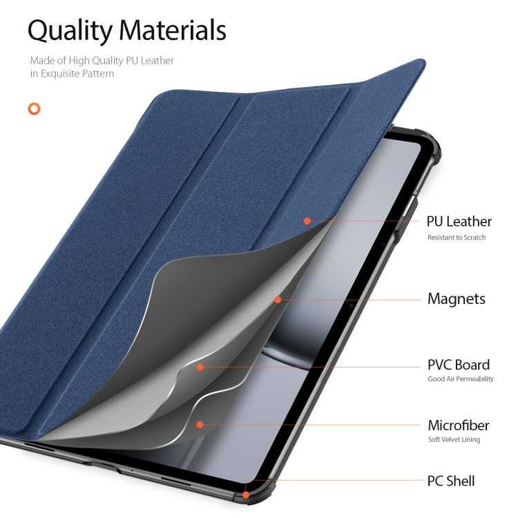 DUX DOMO Husă Rabatabilă Pentru OnePlus Pad 2 / OnePlus Pad Pentru Albastru