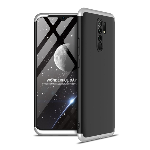 360 ° Protective cover Xiaomi Redmi 9 black-silver