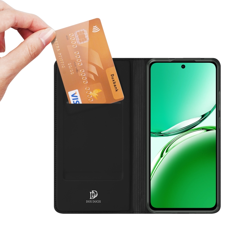 DUX Husă Rabatabilă Pentru Oppo Reno12 FS 5G Neagră