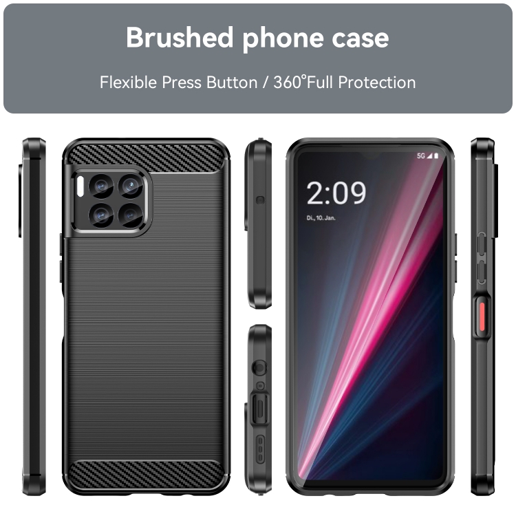 FLEXI TPU Capac De Protecție T Phone 2 Pro Negru