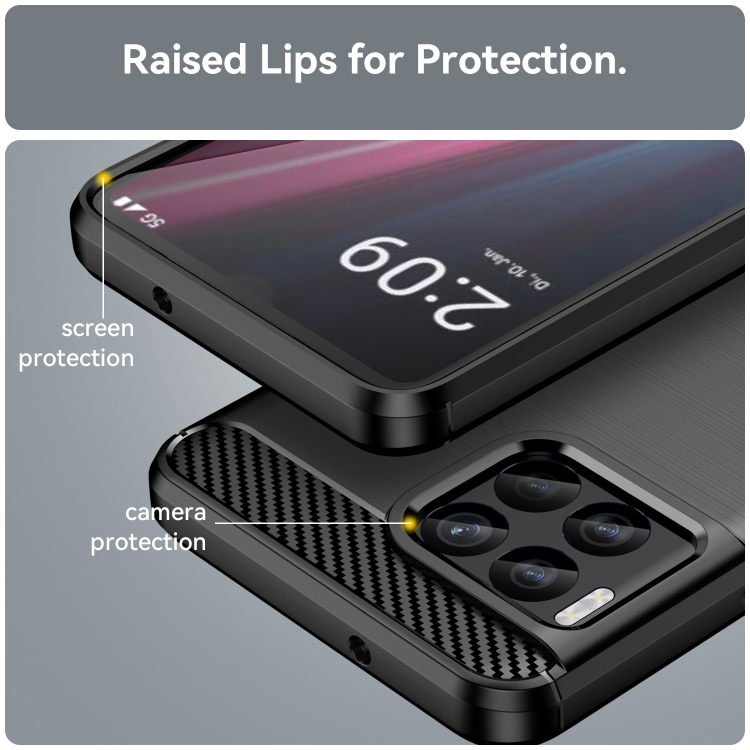 FLEXI TPU Capac De Protecție T Phone 2 Pro Negru