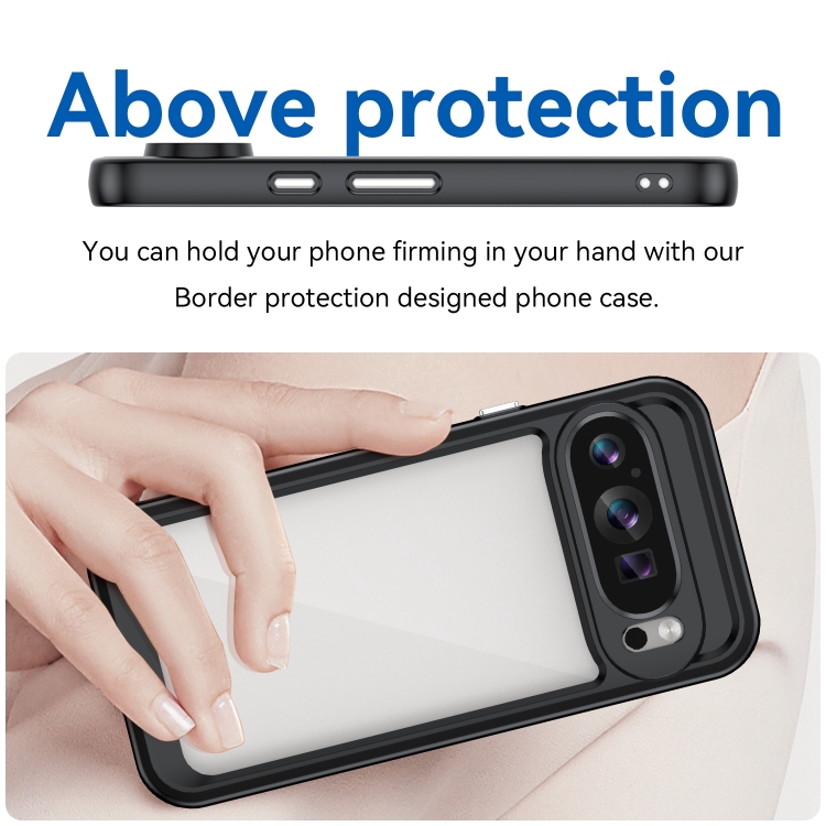 CRYSTAL Husă De Protecție Pentru Google Pixel 9 Negru