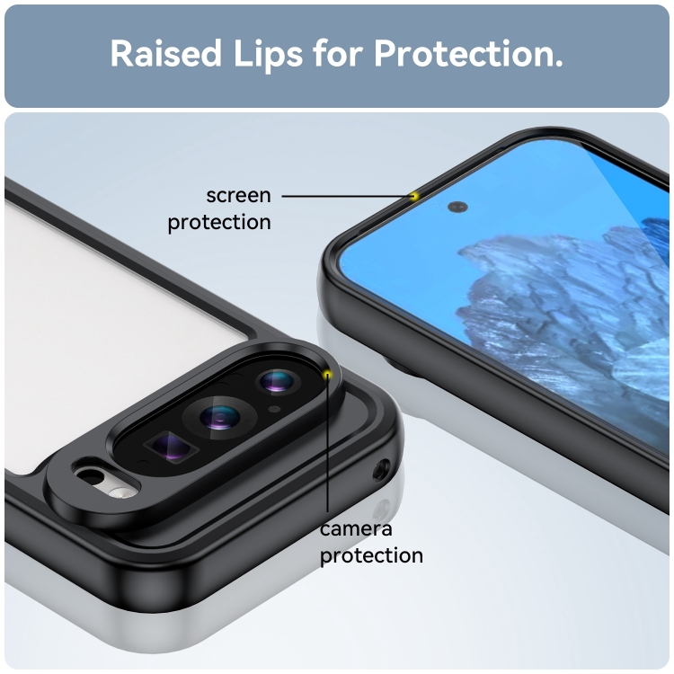 CRYSTAL Husă De Protecție Pentru Google Pixel 9 Negru