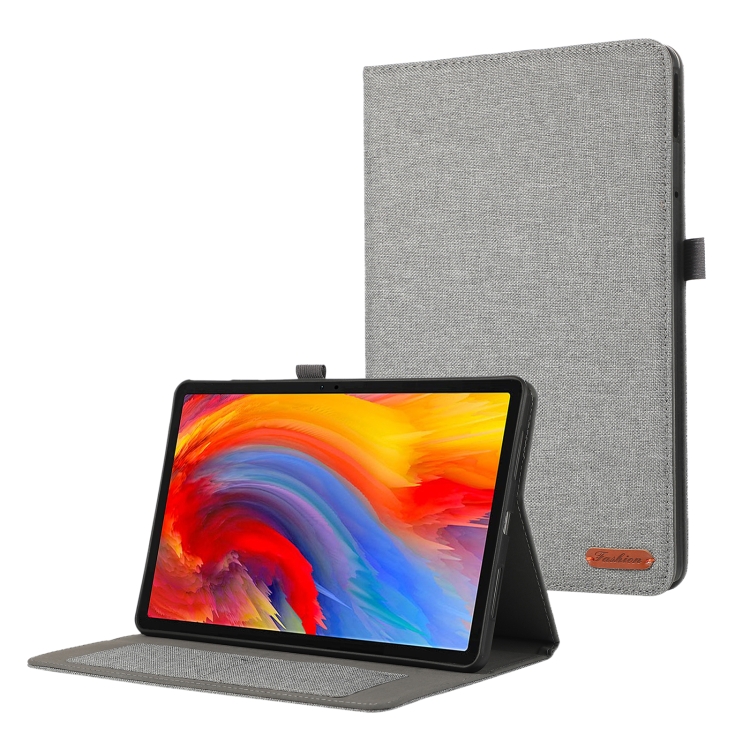 FABRIC Capac Cu Balamale Pentru Lenovo Tab Plus 11,5 Gri