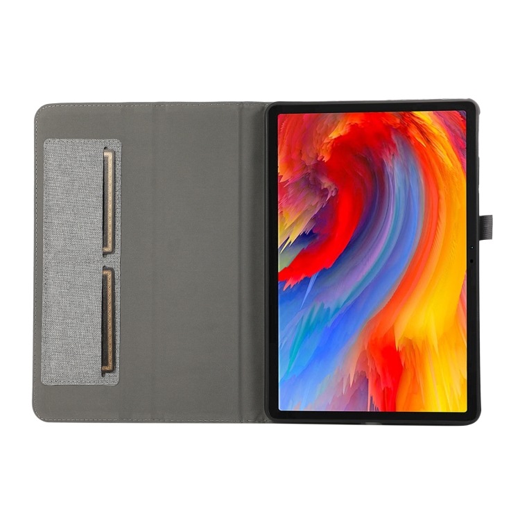 FABRIC Capac Cu Balamale Pentru Lenovo Tab Plus 11,5 Gri