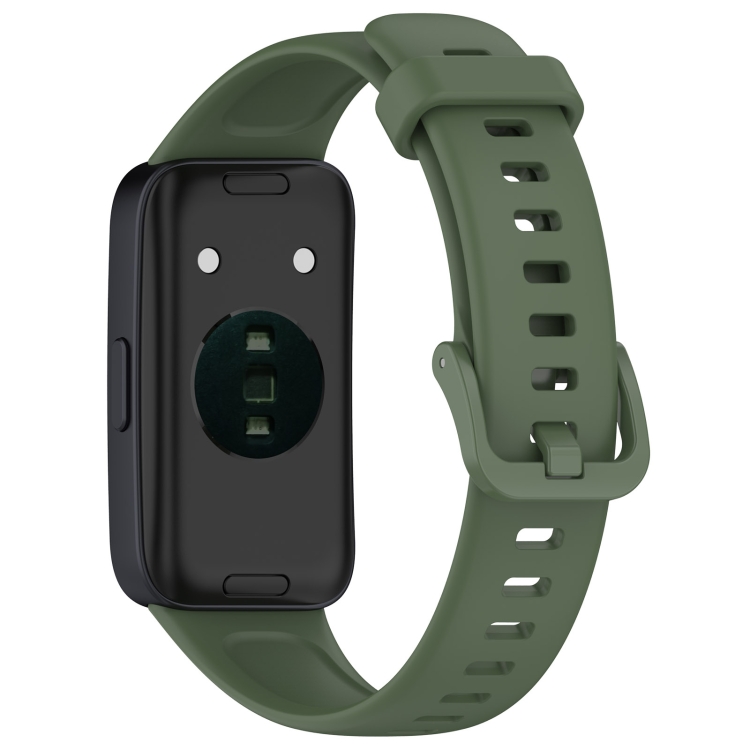 SILICONE Curea înlocuibilă Pentru Huawei Band 9 Verde închis