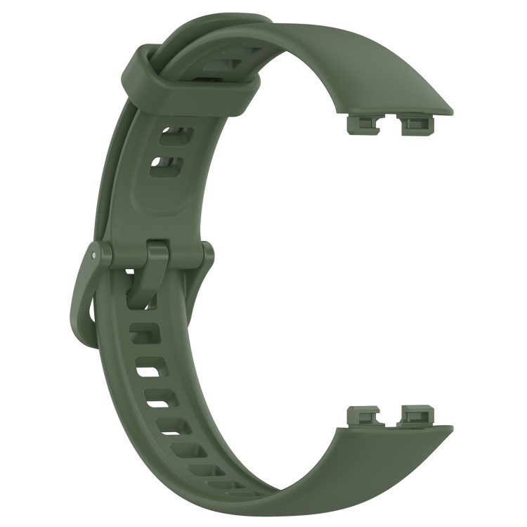 SILICONE Curea înlocuibilă Pentru Huawei Band 9 Verde închis