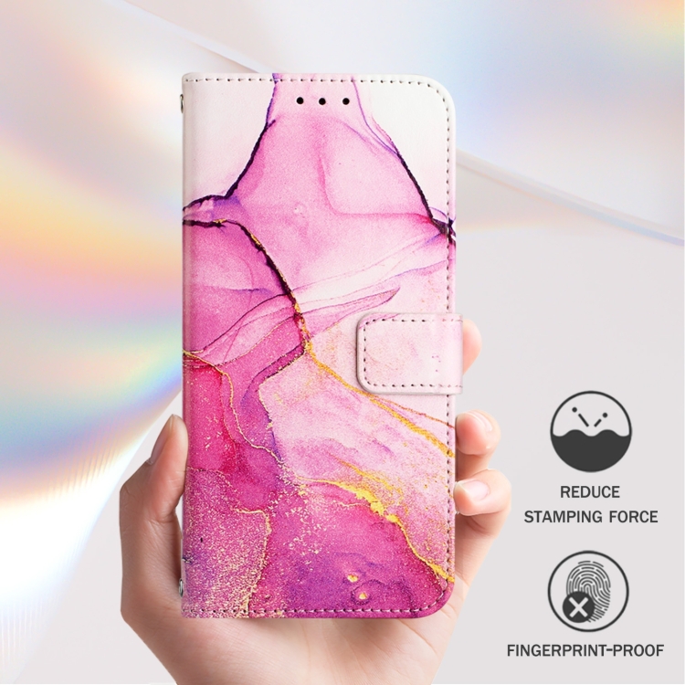 ART MARBLE Husă Portofel Pentru Oppo Reno12 FS 5G PURPLE