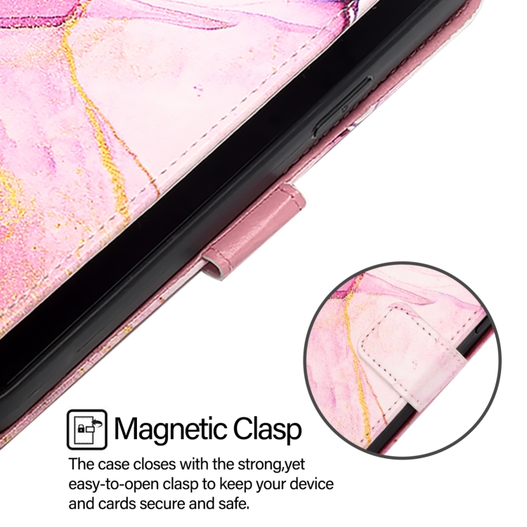 ART MARBLE Husă Portofel Pentru Oppo Reno12 Pro 5G PINK PURPLE