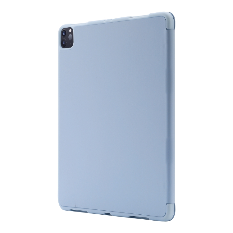 LEATHER Capac Cu Balamale Pentru Apple IPad Air 13 2024 Albastru Deschis