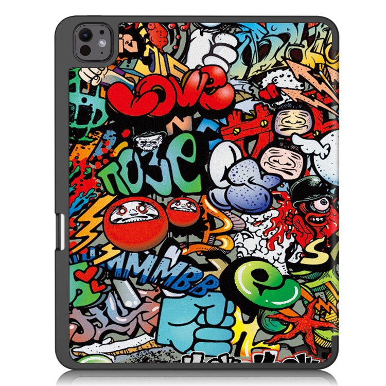 ART Husă Rabatabilă Pentru Apple IPad Pro 13 2024 GRAFFITI