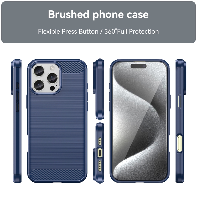 FLEXI TPU Husă De Protecție Apple IPhone 16 Pro Max Albastru