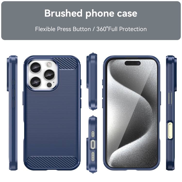 FLEXI TPU Husă De Protecție Apple IPhone 16 Pro Albastru