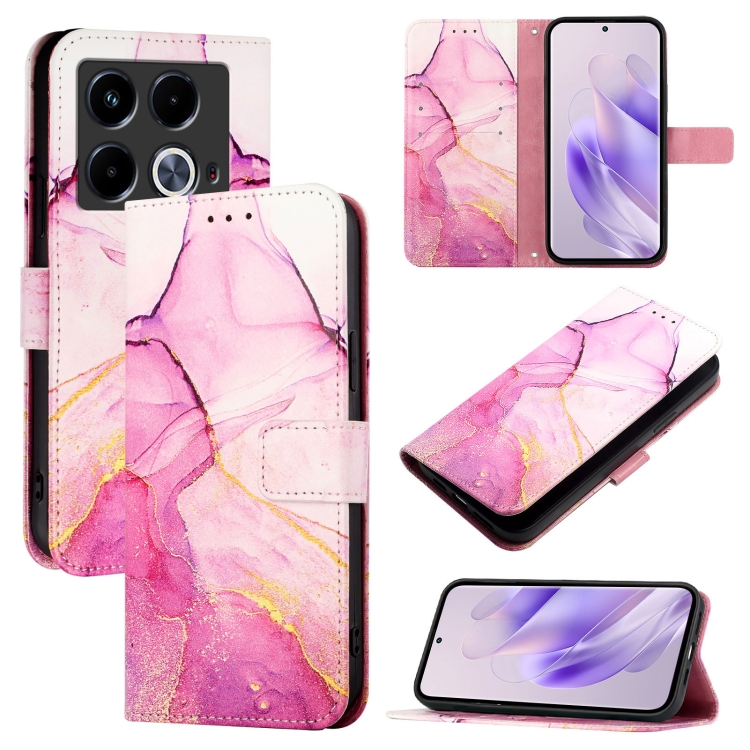 ART MARBLE Husă Portofel Pentru Infinix Note 40 PINK