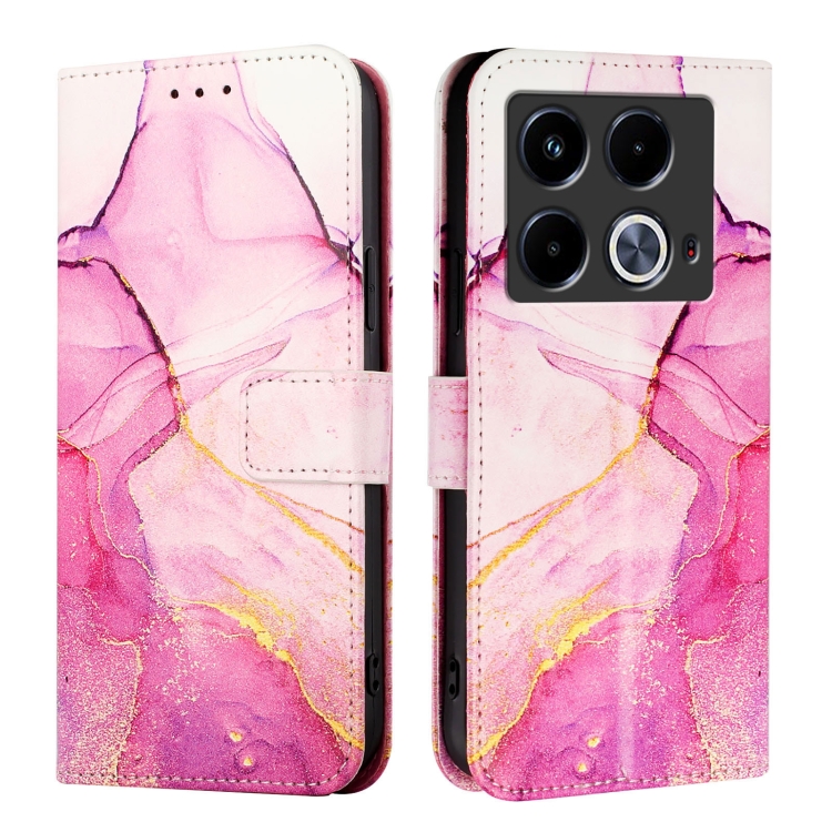 ART MARBLE Husă Portofel Pentru Infinix Note 40 PINK