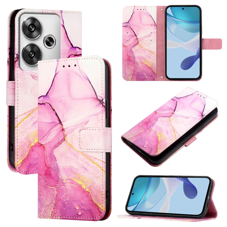 ART MARBLE Husă Portofel Pentru Xiaomi Poco F6 PINK