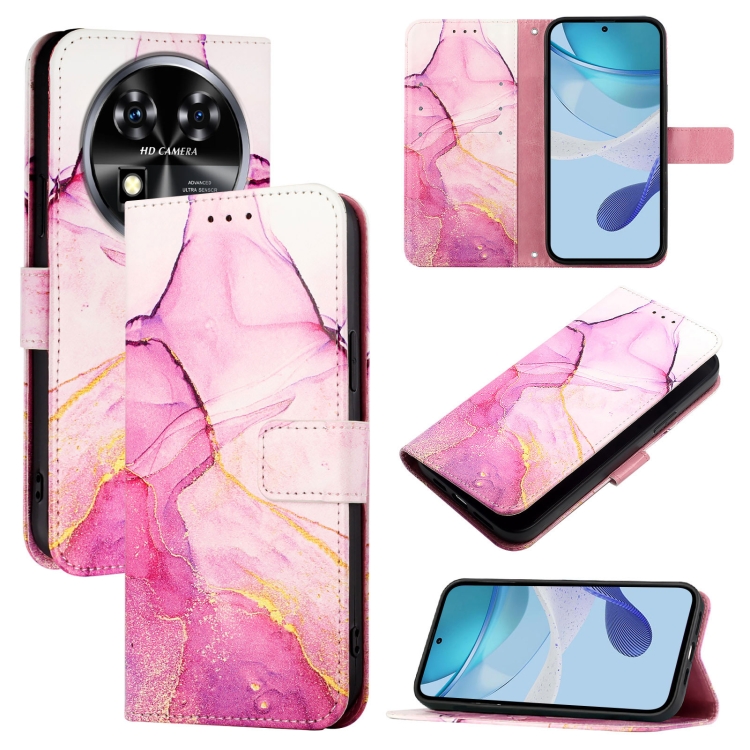 ART MARBLE Husă Portofel Pentru Oukitel C37 PINK